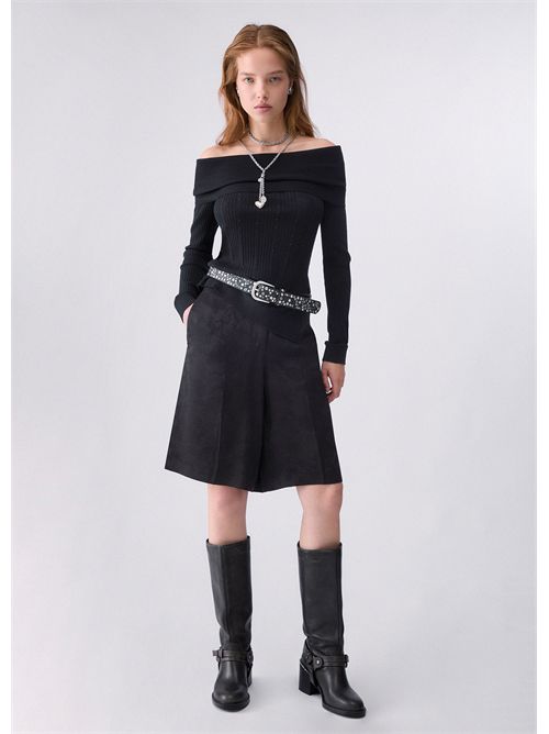 Maglia in lana con scollo bardot LIU JO | WF6099MA77Q/22222